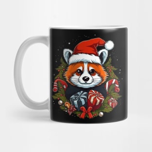 Red Panda Christmas Mug